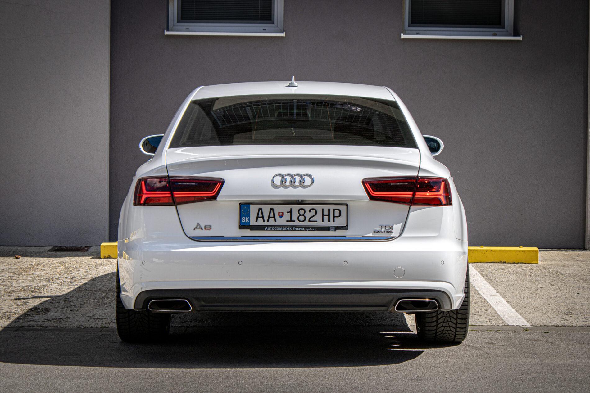 2016 AUDI A6, bílá sedan, 244 763 km