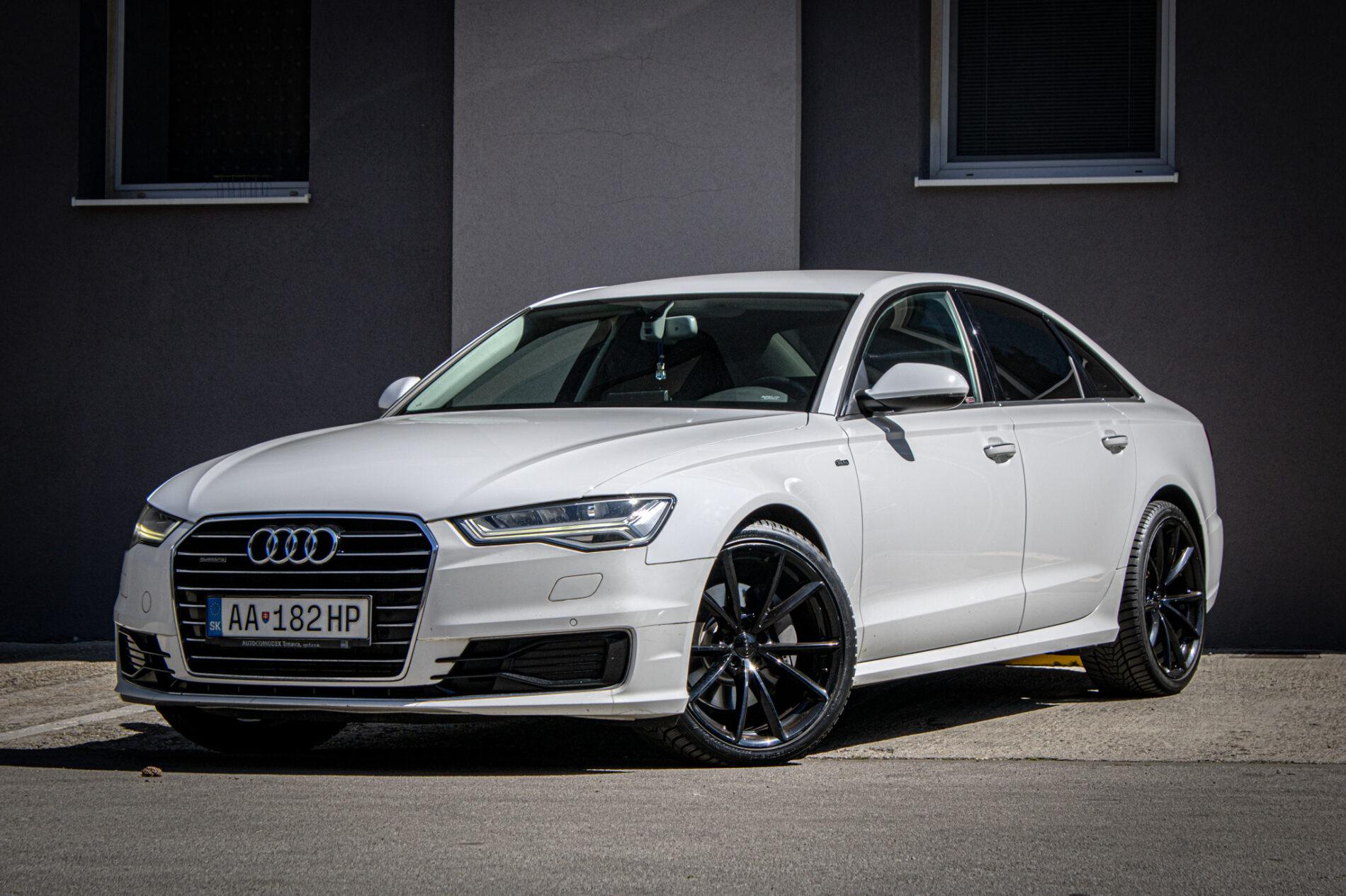 2016 AUDI A6, bílá sedan, 244 763 km