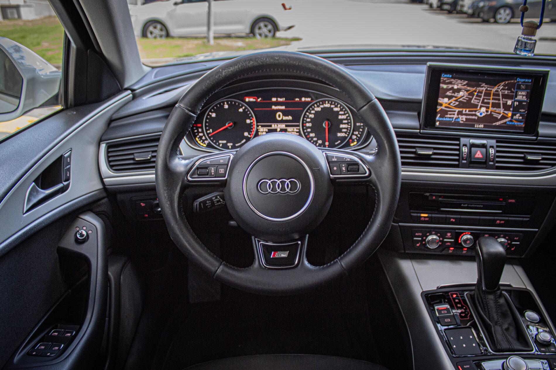 2016 AUDI A6, bílá sedan, 244 763 km
