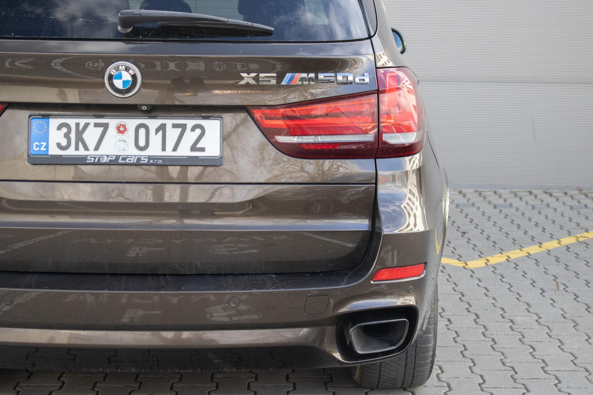 2014 BMW X5 M50d, hnědá suv, 221 000 km