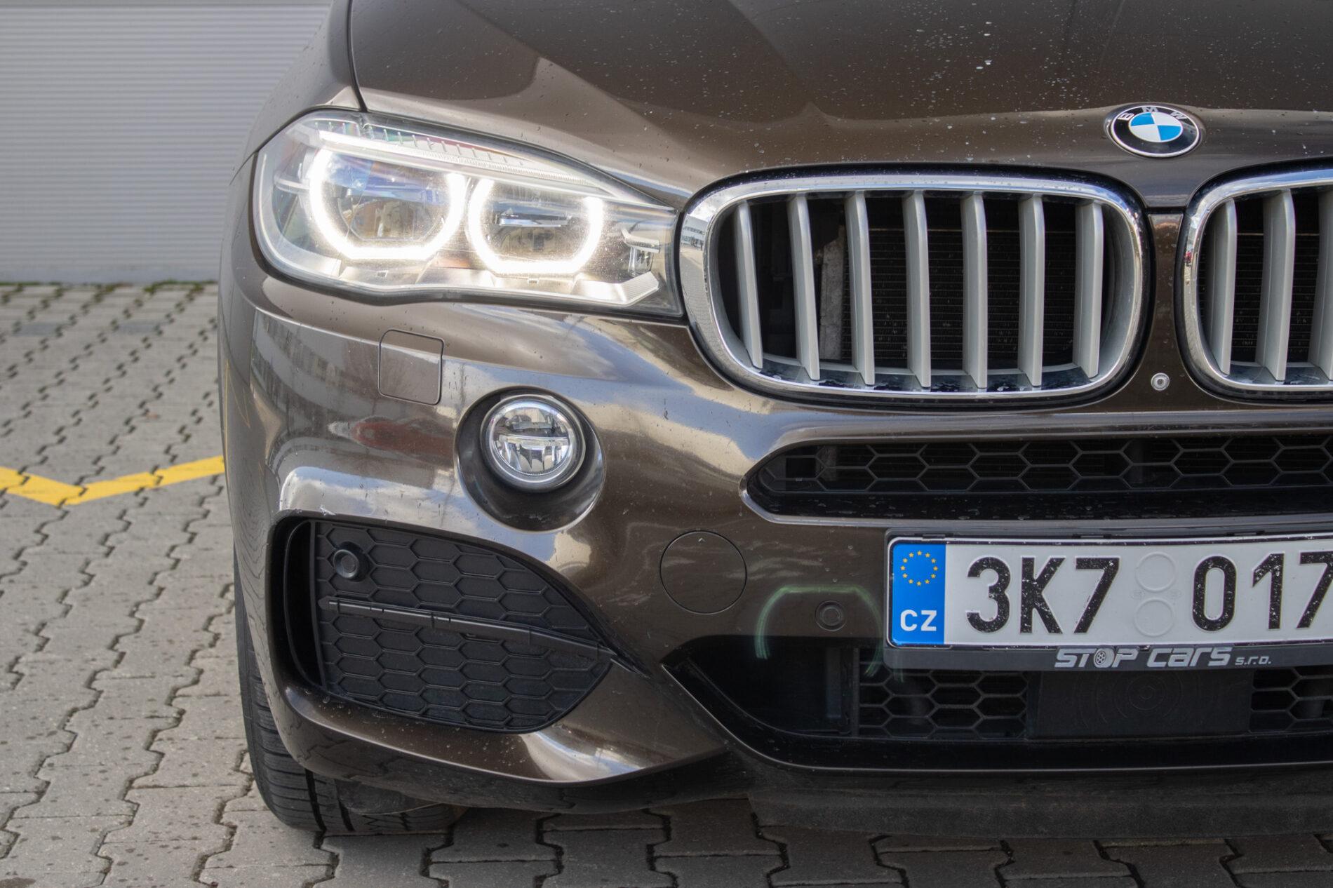 2014 BMW X5 M50d, hnědá suv, 221 000 km