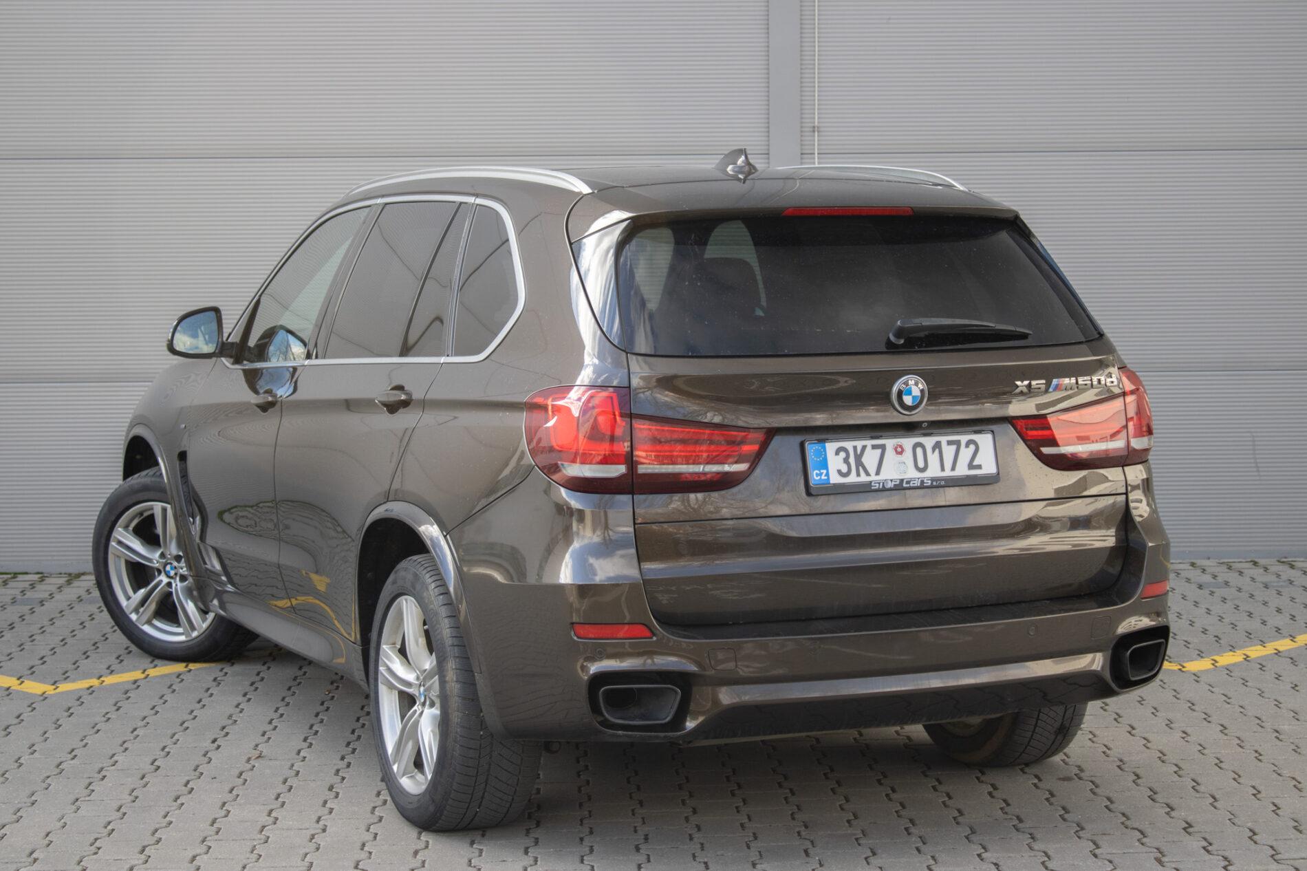 2014 BMW X5 M50d, hnědá suv, 221 000 km