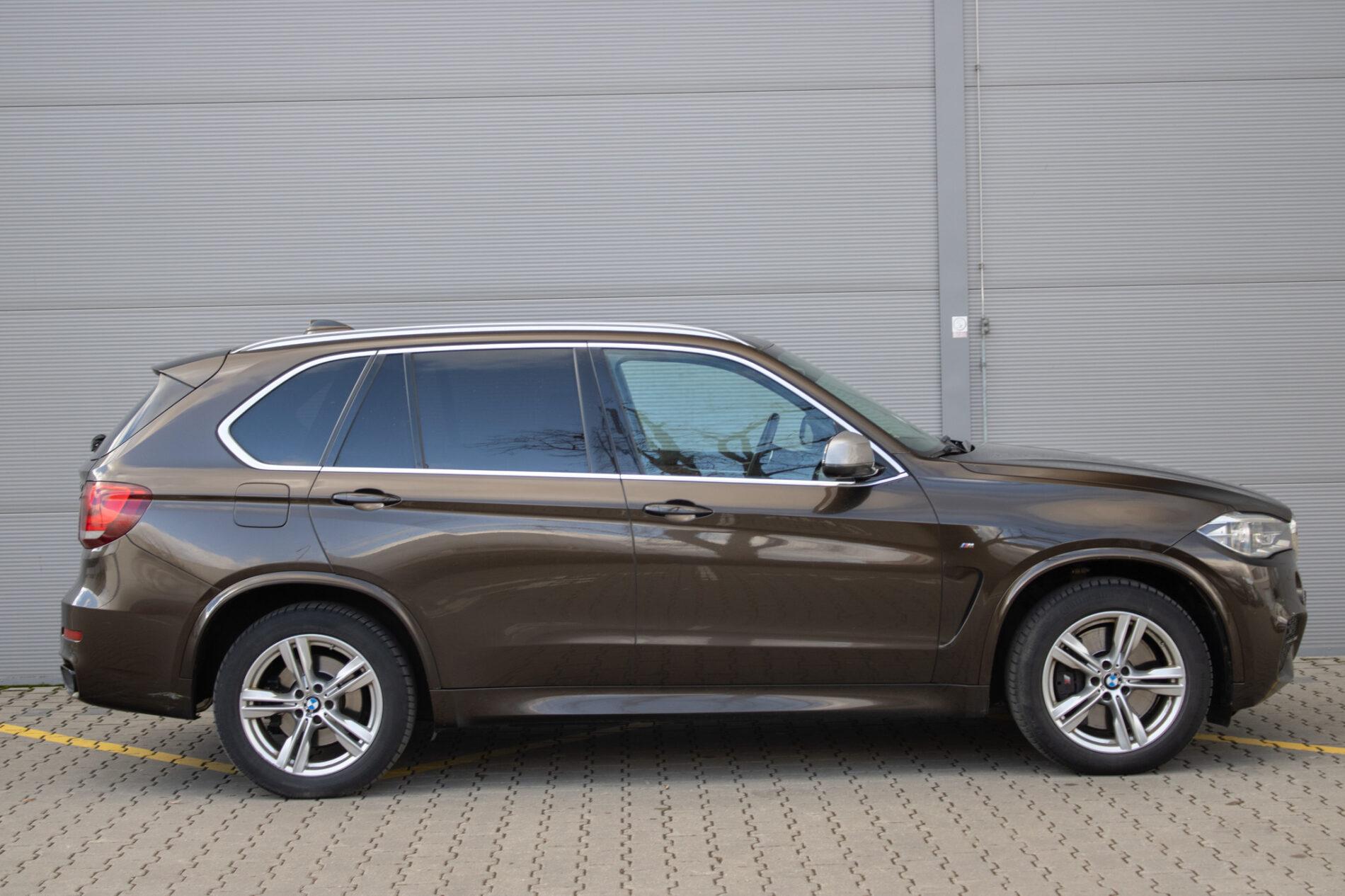 2014 BMW X5 M50d, hnědá suv, 221 000 km
