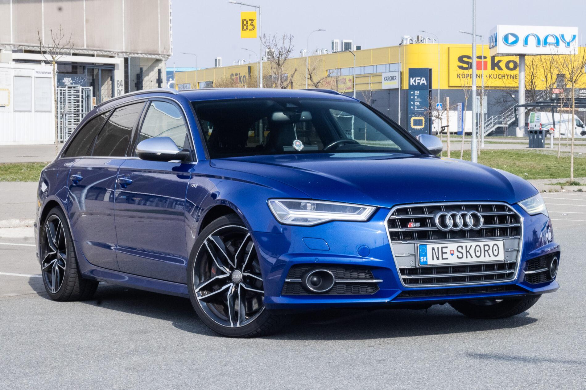 2015 AUDI S6, modrá kombi, 264 543 km