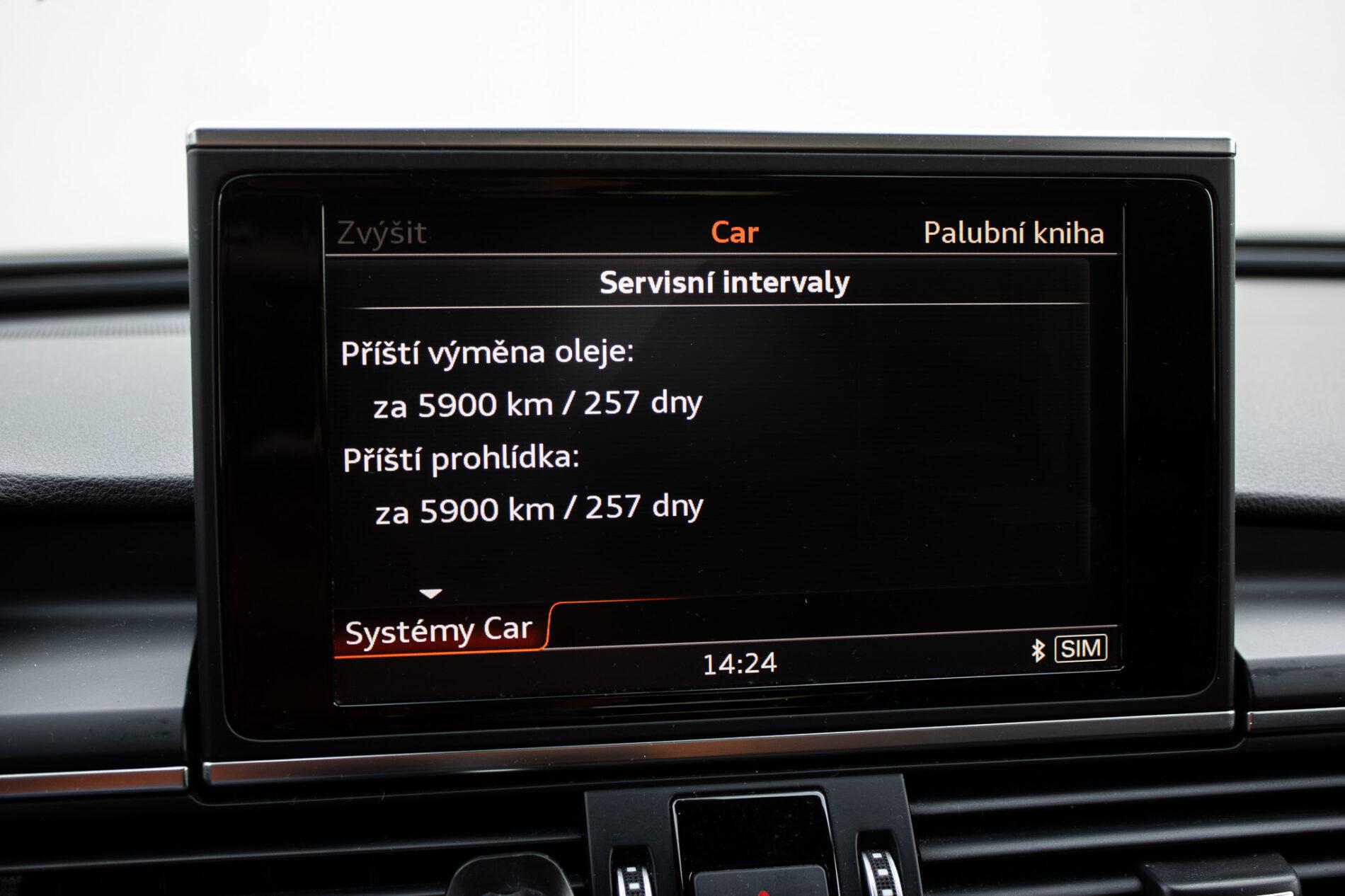 2015 AUDI S6, modrá kombi, 264 543 km