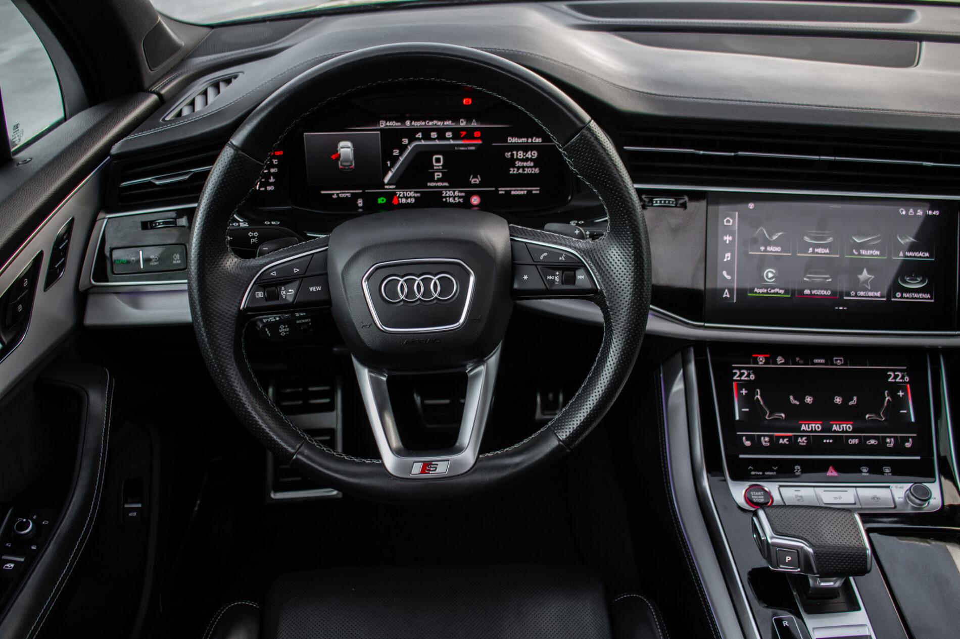 2022 AUDI SQ7, černá suv, 72 106 km