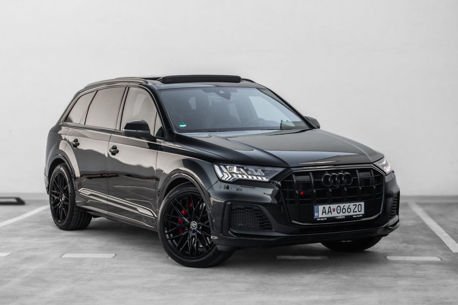 2022 AUDI SQ7, černá suv, 72 106 km