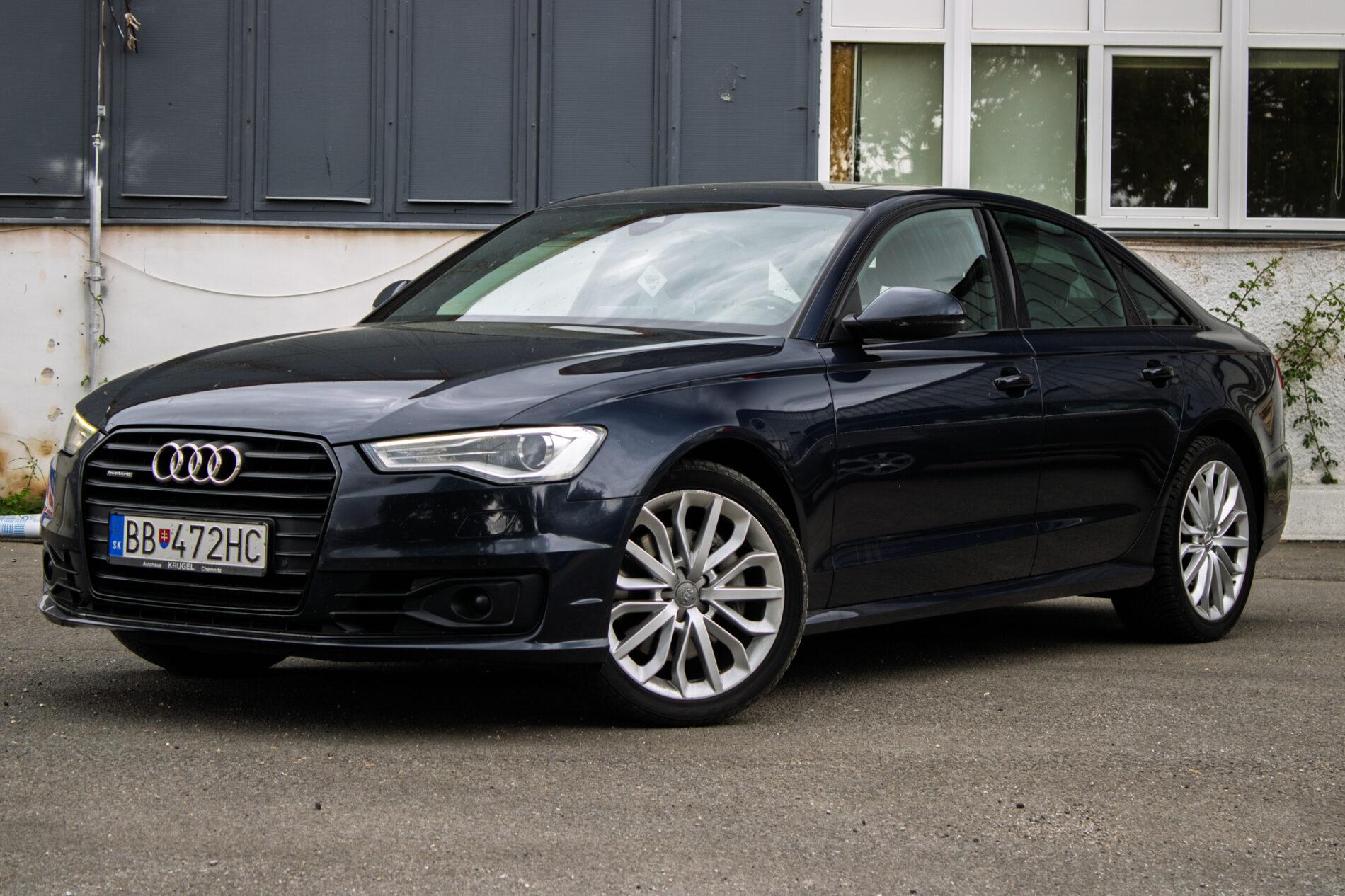 2016 AUDI A6, modrá sedan, 273 541 km