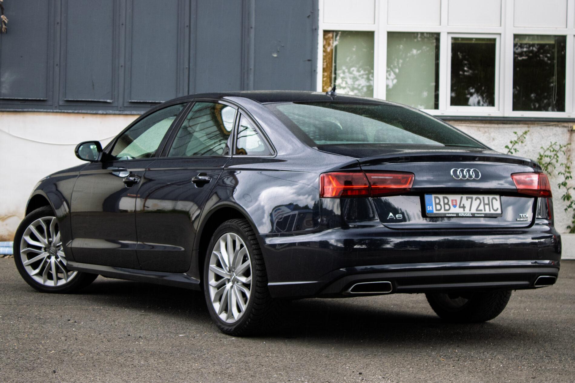 2016 AUDI A6, modrá sedan, 273 541 km