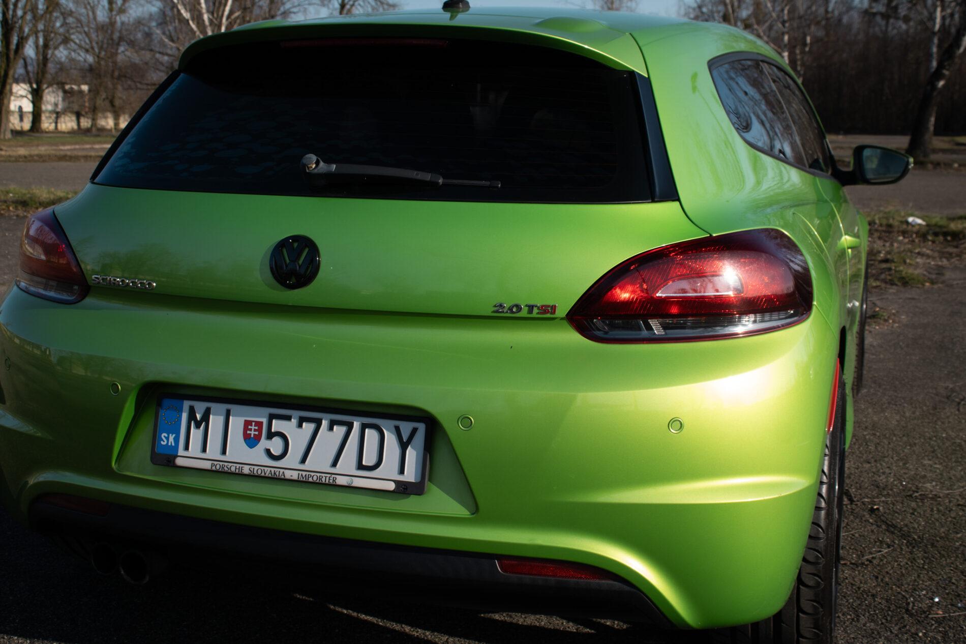 2010 Volkswagen Scirocco, zelená kupé, 144 946 km