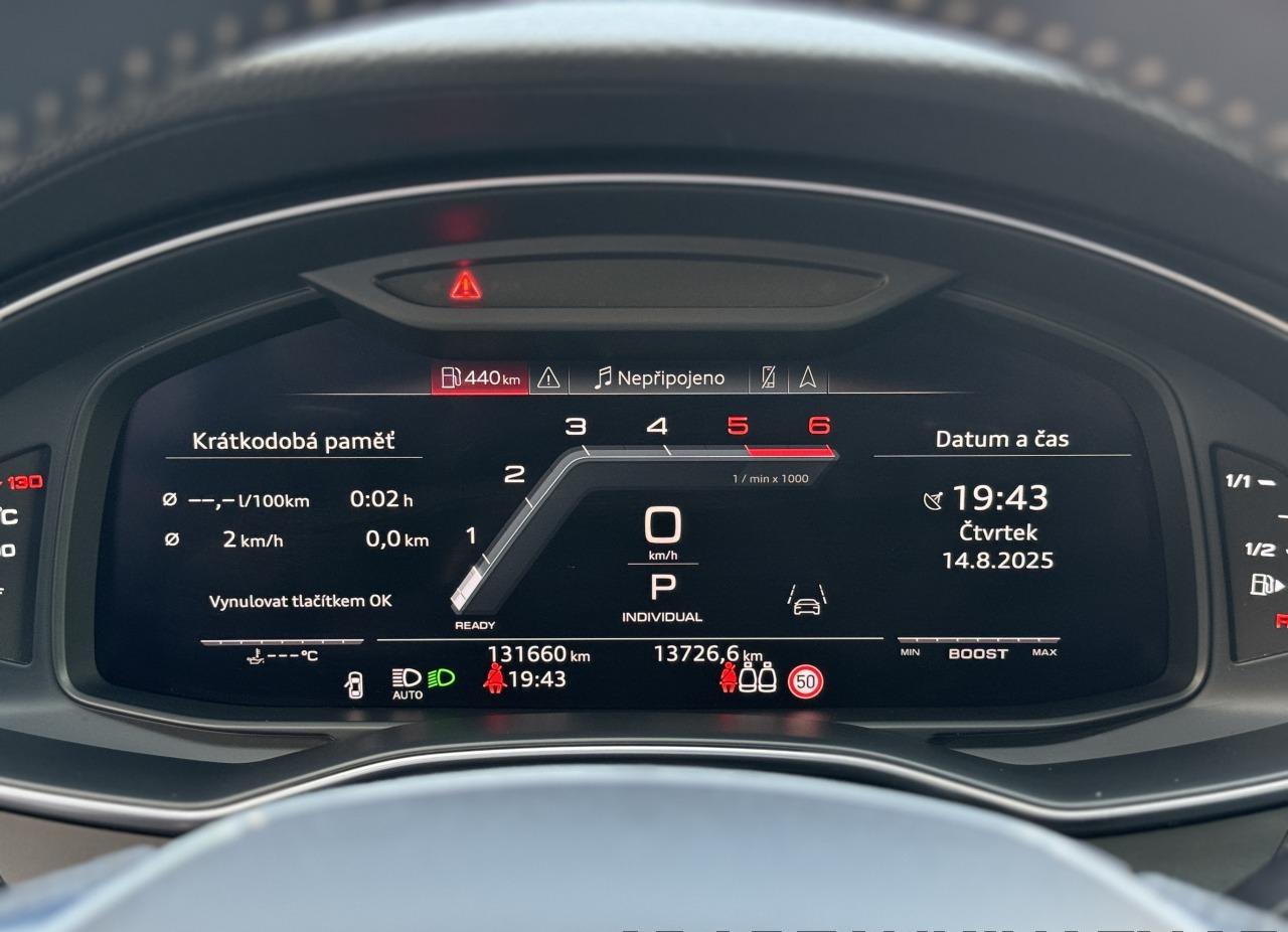 2019 AUDI S6, stříbrná kombi, 138 500 km
