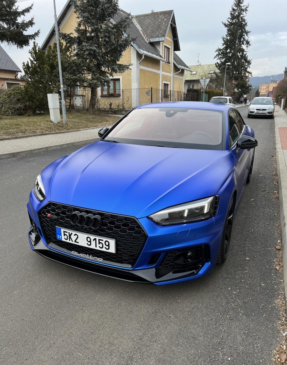2018 AUDI RS5, modrá kupé, 85 100 km
