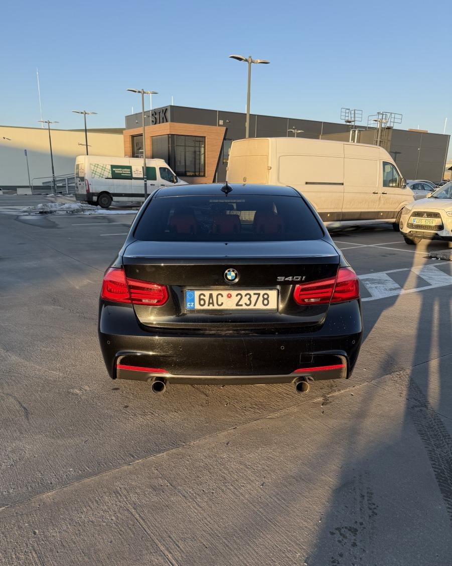 2017 BMW 340i, černá sedan, 191 000 km