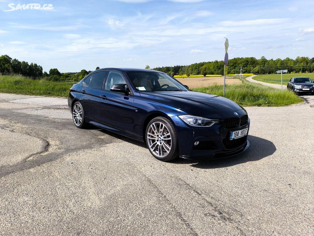2014 BMW 335i, tmavě modrá sedan, 231 000 km