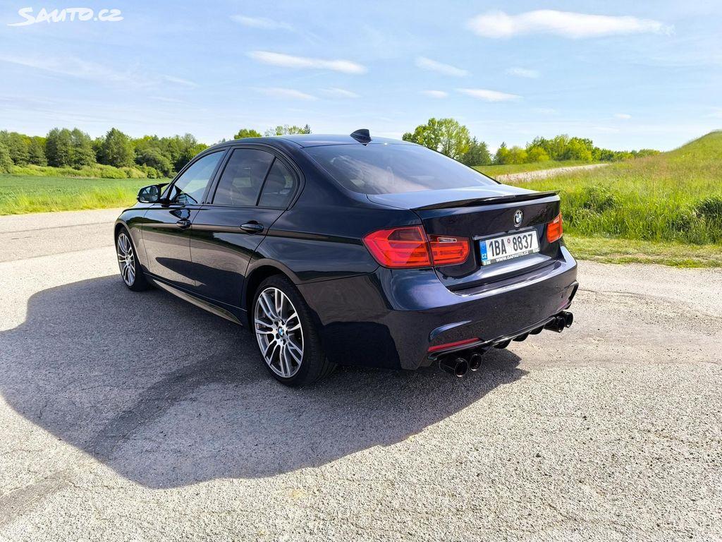 2014 BMW 335i, tmavě modrá sedan, 231 000 km