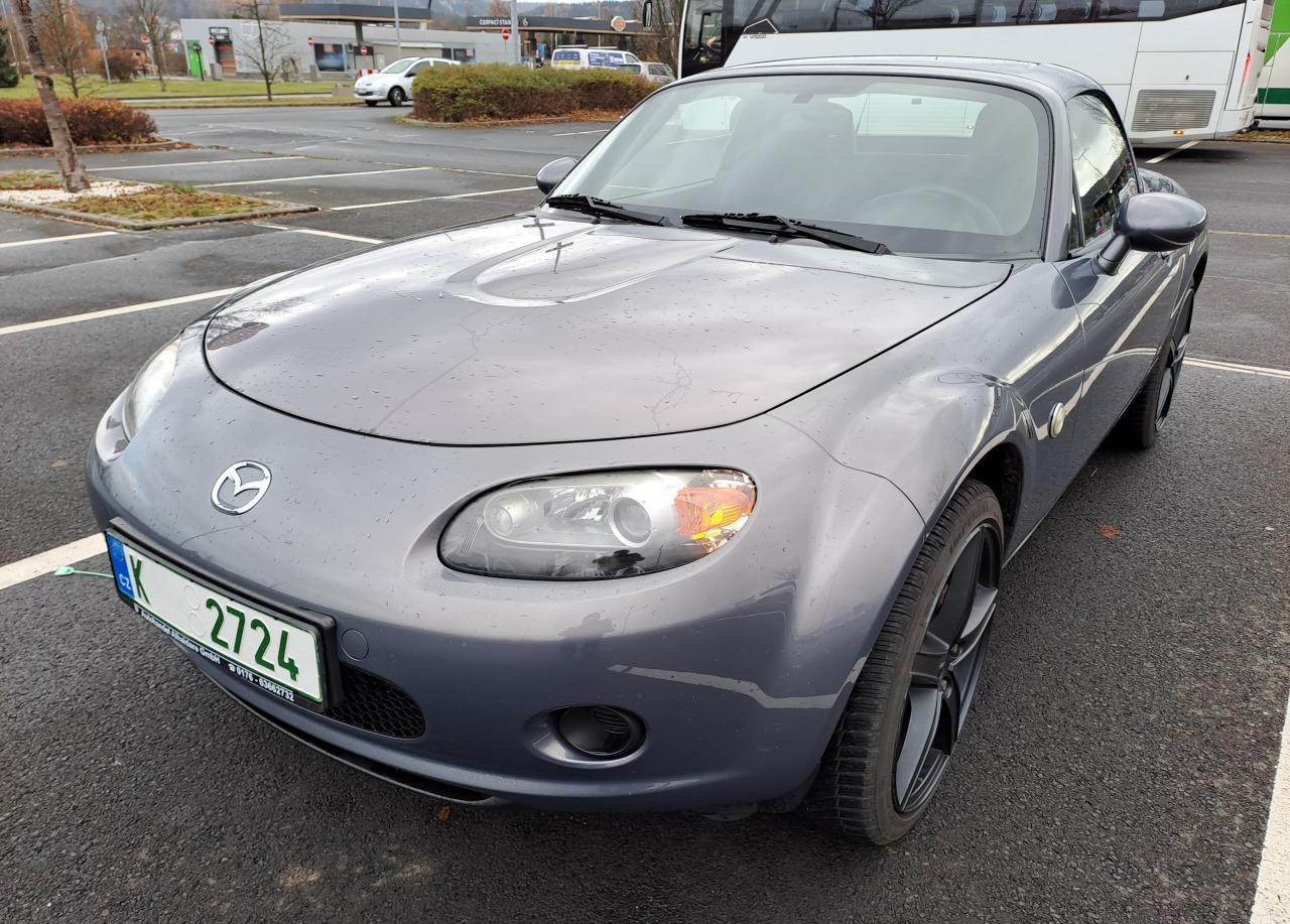 2007 Mazda MX-5 (NC), šedá kabriolet, 213 200 km
