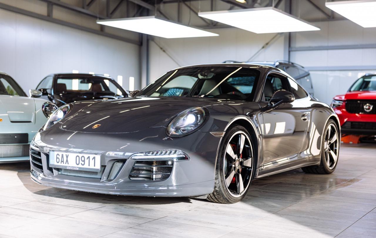 2014 Porsche 991 Carrera 4S 50th Anniv., šedá kupé, 83 820 km