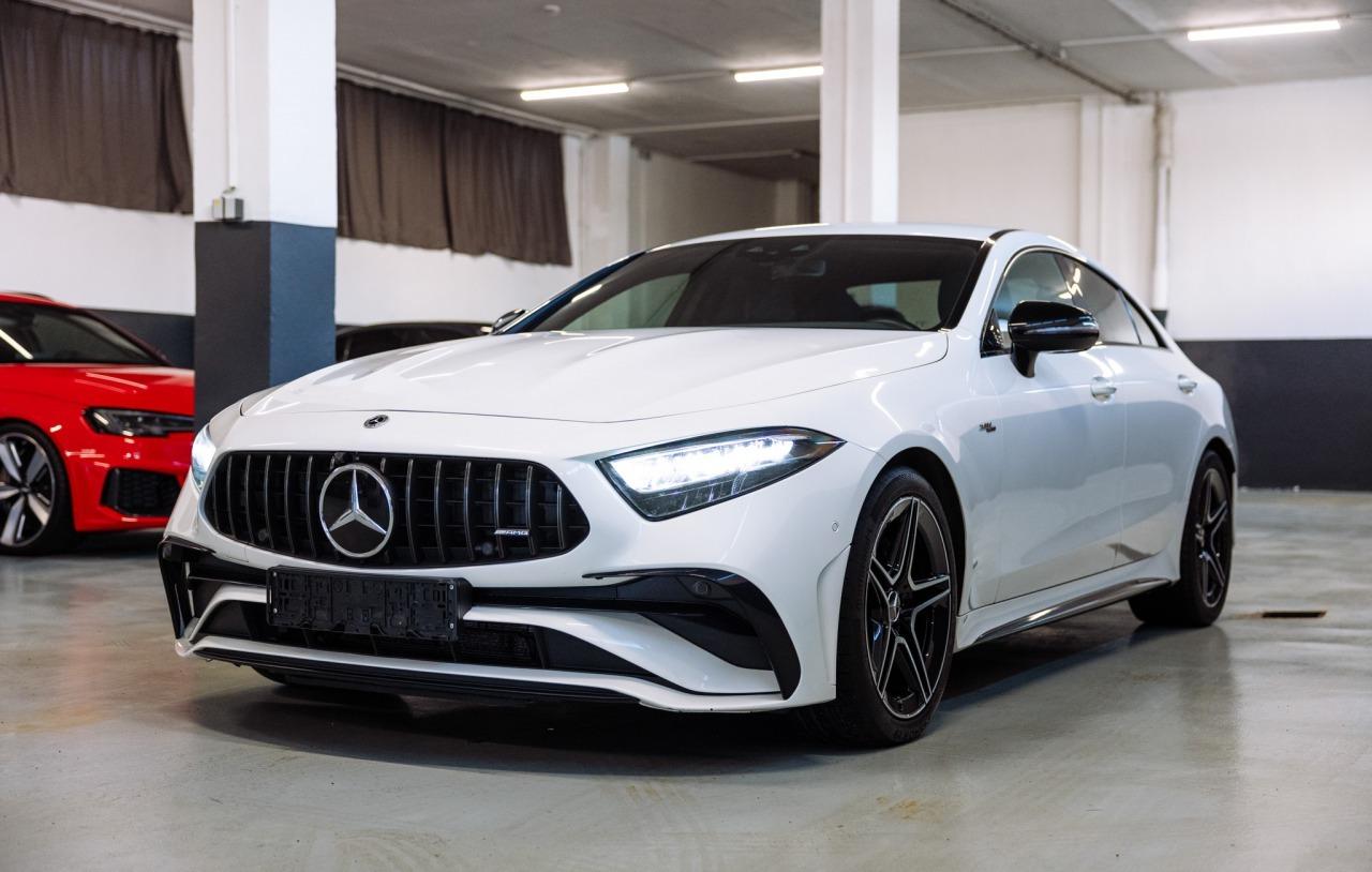 2022 Mercedes-Benz CLS 53 AMG, bílá sedan, 118 000 km