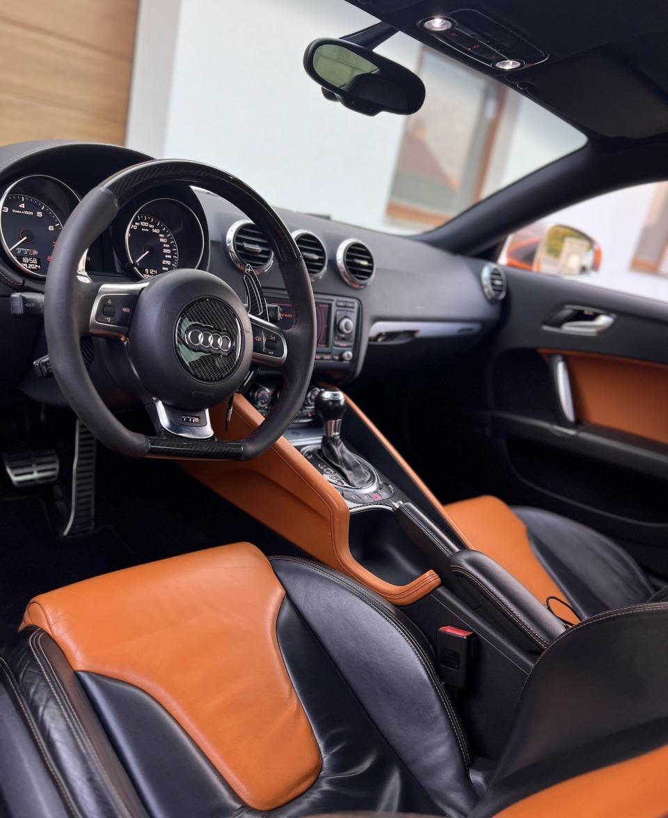 2009 AUDI TTS, oranžová kupé, 209 000 km