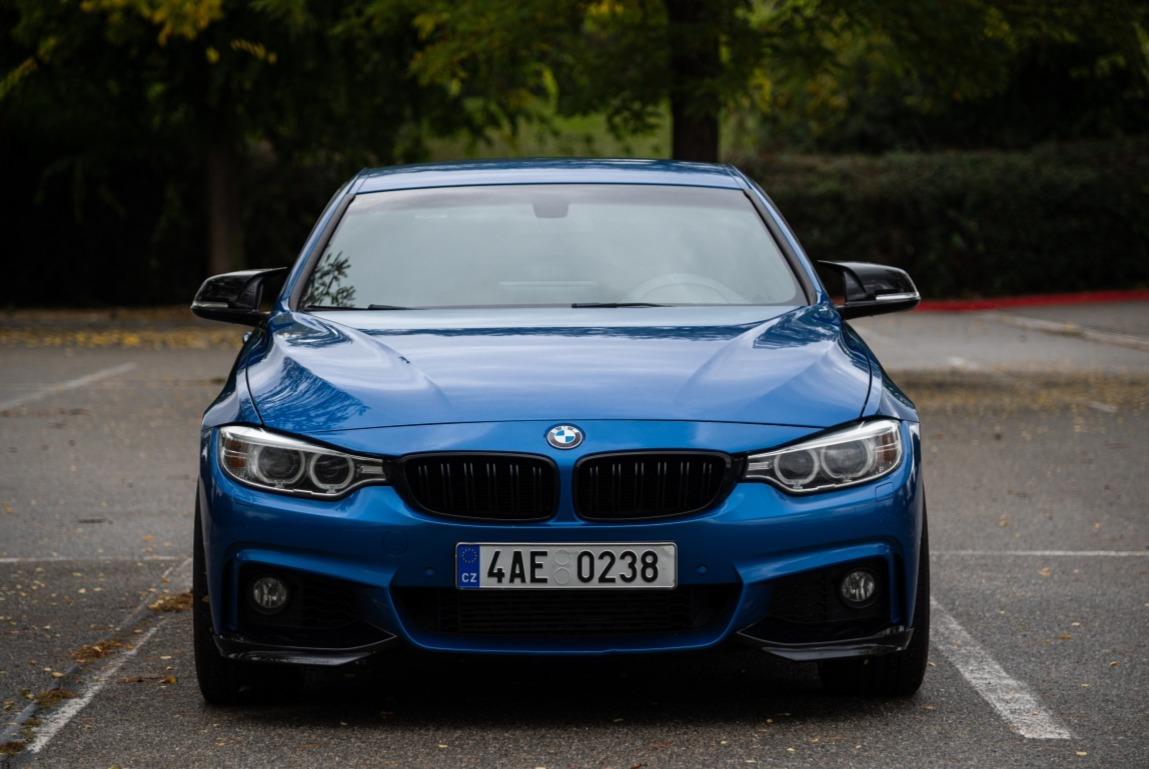 2015 BMW 435i, modrá kupé, 151 000 km