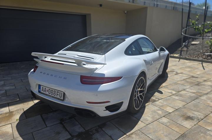 2014 Porsche 991 Turbo S, bílá kupé, 101 000 km