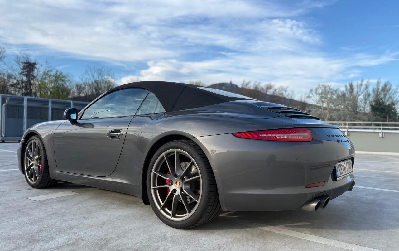 2012 Porsche 991 Carrera S, šedá kabriolet, 87 000 km