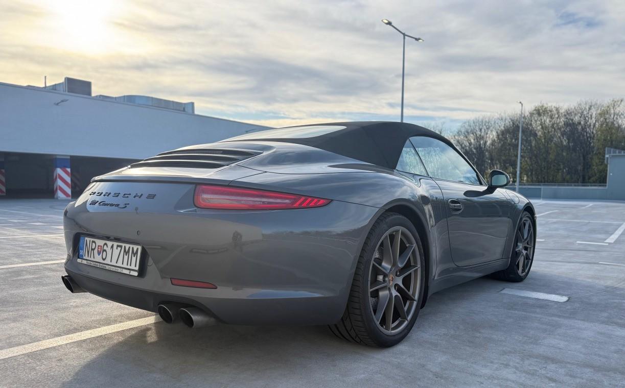 2012 Porsche 991 Carrera S, šedá kabriolet, 87 000 km