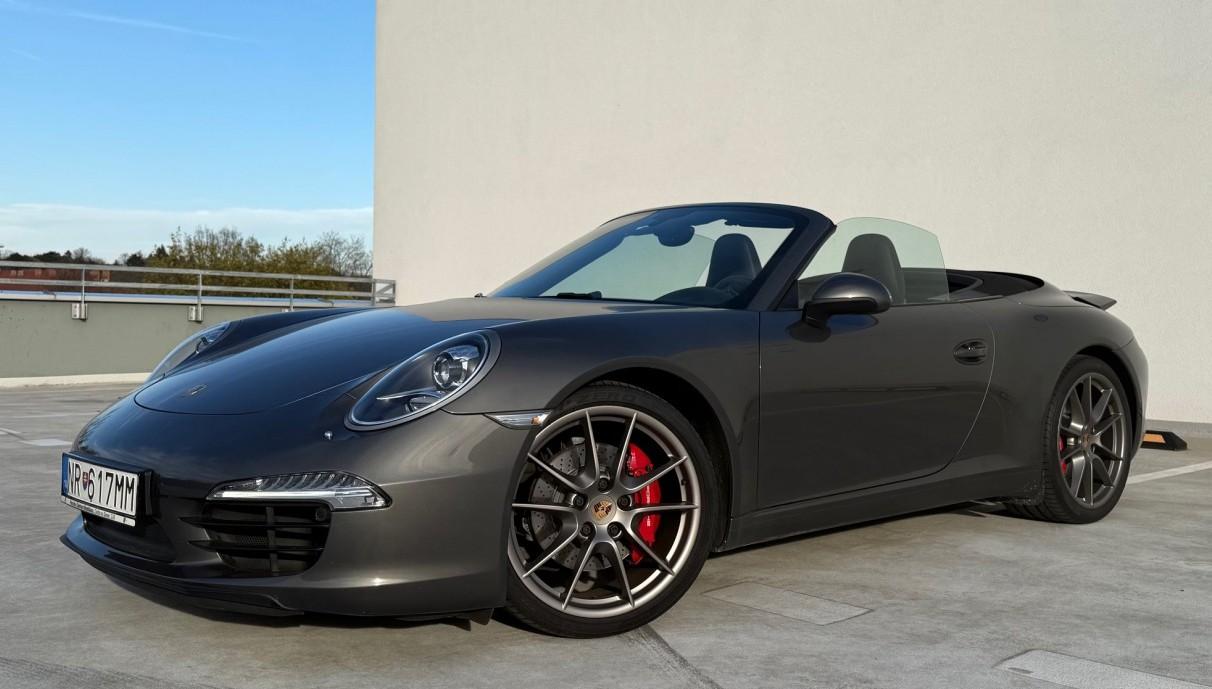 2012 Porsche 991 Carrera S, šedá kabriolet, 87 000 km