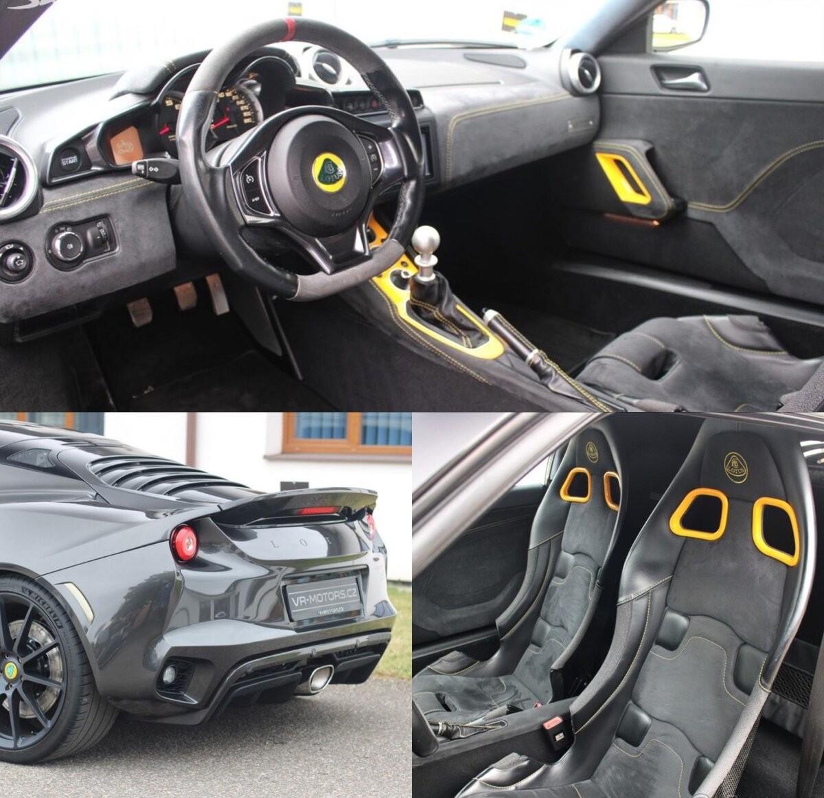 2017 Lotus Evora 410 Sport, černá kupé, 83 000 km