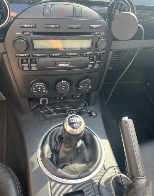 2008 Mazda MX-5 (NC), černá kabriolet, 149 000 km