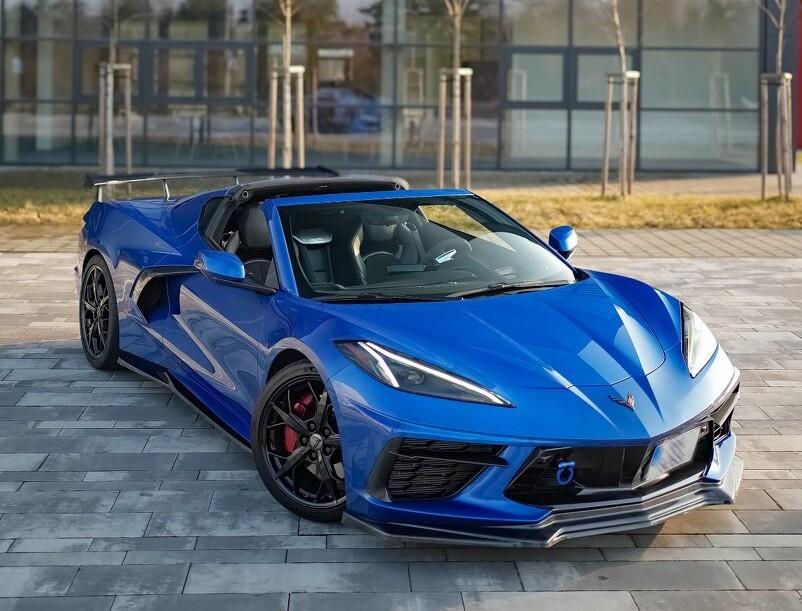 2020 Chevrolet Corvette, modrá kupé, 14 500 km